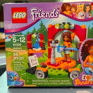 Lego Friends, Andrea's Musical Duet, 86 pc, ages 5-12